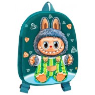 П26099 Рюкзак Лабубу зеленый