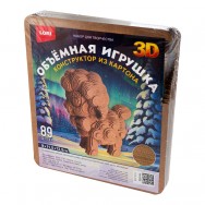 Р27057 Конструктор из картона. Объёмная игрушка "Овечка"