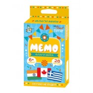 Р27018 Игра настольная МЕМО "Флаги" (Мир) Актив time