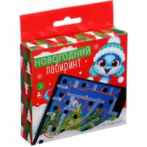 Р25003 Игра настольная Новогодний лабиринт